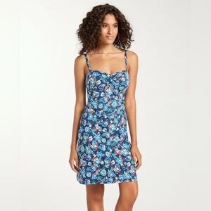 Tommy‎ Bahama Folk Floral Twist-Front Over-The-Shoulder Swim
Dress
